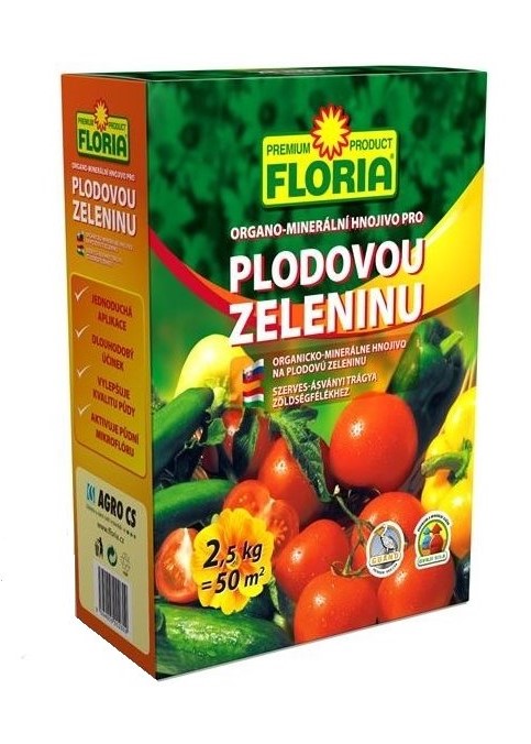 FLORIA hnojivo pro plodovou zeleninu 2,5 kg