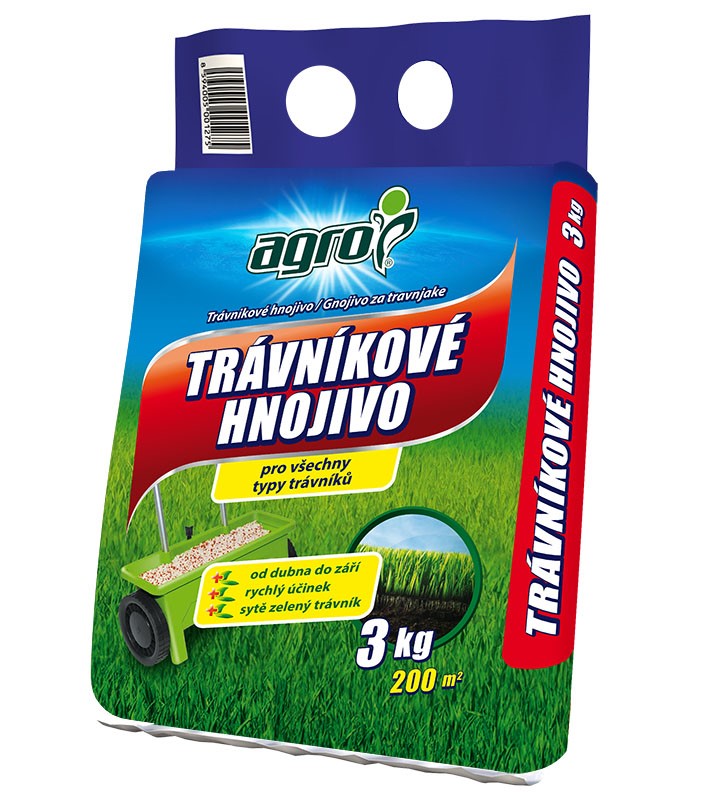 Hnojivo Agro na trávník 3kg