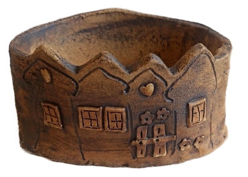 Květináč kameninový domeček