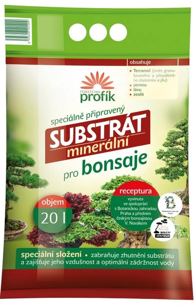 Minerální substrát na bonsaje Forestina profík 20l