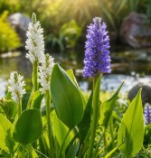 Vodní rostliny - Modráska srdčitá alba bílá (Pontederia cordata) (2/2)