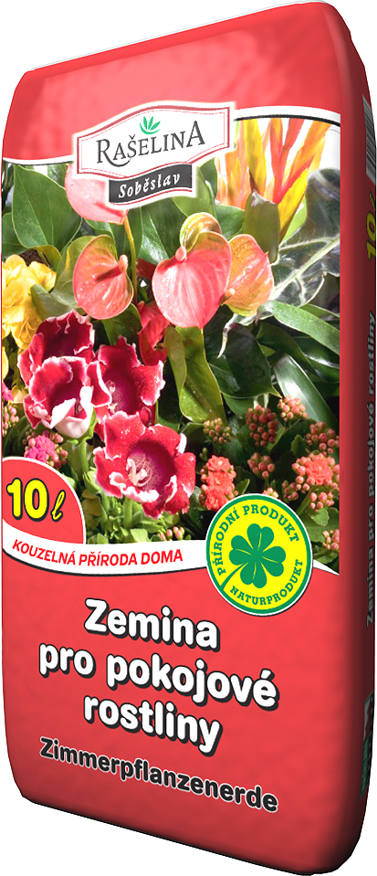 Zemina pro pokojové rostliny 10l zn. Rašelina